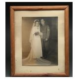 WWII German Army Obergefreiter Wedding Portrait