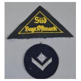 BDM District Triangle and HJ Rank Patch w/ Tag
