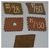 NSDAP Political Leader Collar Tabs Lot