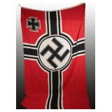 Large WWII German Reichskriegsflagge War Flag