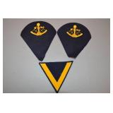 WWII German Navy Navigator & Rank Insignia Group