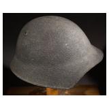 WWII Era Swiss Model 18/43 Combat Steel Helmet