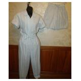 1980s Boho California Style Cotton 3 pc Set