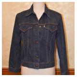Vtg 70s Leviï¿½s for Gals Dark Denim Trucker Jacket