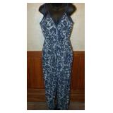 1980s Indian Cotton Batik Print Gauze Jumpsuit