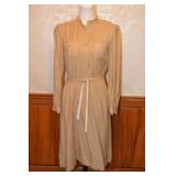 Late 70s Early 80s Sassoon Camp Style Dress