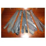 1960s Silk Collegiate Necktie Collection Lot of 5