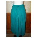 1980s Cotton Broomstick Skirt, India, Boho Gauze