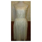 80s Scruples Lace Three-Piece Camisoles and Skirt