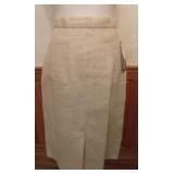 1980s CWII California Linen Blend Pencil Skirt