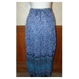 1980s Made in India Cotton Broomstick Skirt