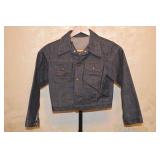 Late 60s Boys Blue Denim Jacket w/ Snap Closures