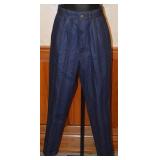 90s New York Now Blue Striped Denim Jeans - M