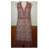80s Supercraft Cotton Botanical Dress India