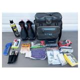 Wet Weather Outdoor Gear with Boots & Cooler