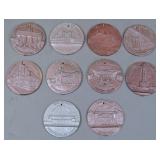 WWII German WHW Gau Berlin Medallion (Set)