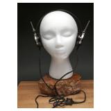 Early Bakelite and Steel Wired Headphones