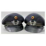 West German Bundeswehr Heer Visor Caps (2)