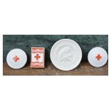 WHW Ceramic and Enamel Relief Badges Group
