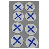Kriegsmarine summer coast artillery badges (8)
