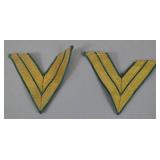 Third Reich Customs Service Sleeve Rank Chevrons