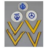 Kriegsmarine Cloth Trade Badges and Rank Chevrons