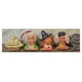 WWII German WHW Meissen Terracotta Charity Badges