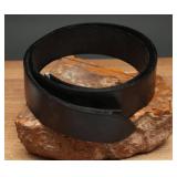Black Leather Military Utility Belt