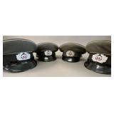 East German NVA Visor Caps Group, Post-War 4 Pc