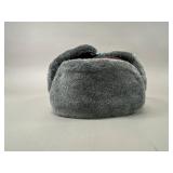 1990 Soviet Army Gray Ushanka With Red Star Badge