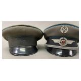 East German Air Force Visor Caps