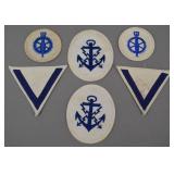 Kriegsmarine Blue-on-White Rank and Specialist P
