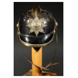 German Vulcan Werft Leather Firefighter Helmet