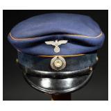 Third Reich Deutsche Reichsbahn Officerï¿½s Cap