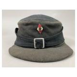 Post-War West German BGS Cap with Added Insignia