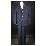 German Fire Service Uniform Tunic and Trousers M/