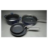 Blue Diamond Ceramic Nonstick Cookware Set (6)
