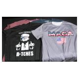 Graphic and Branded T-Shirts Group (4) 2XL