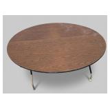 72" Round Folding Banquet Table