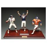 John Elway Danbury Mint Figurine Trio Set