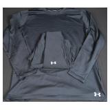 Under Armour ColdGear Black Fitted Set, XXL