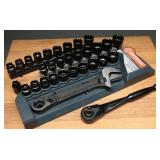 Crescent Pass-Thru Adjustable Wrench Set