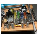 Mechanic & Workshop Tools With Padlocks & Sockets