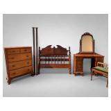 Vintage Colonial Revival 4-Pc Bedroom Suite