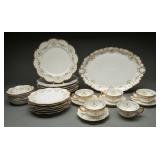 Haviland Limoges Porcelain Dinner Service (28