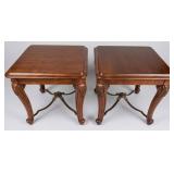 Steve Silver Canterbury Cherry End Tables, (2)