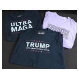 Assorted Graphic Political & School T-Shirts (3)