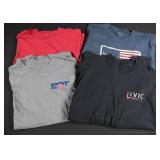Patriotic & Tourist Graphic T-Shirts (4), Sz. XXL