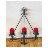 Cast Iron Hanging Candle Holder