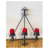 Cast Iron Hanging Candle Holder